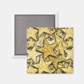 Aimant Étoiles d'or (Recto/Verso)