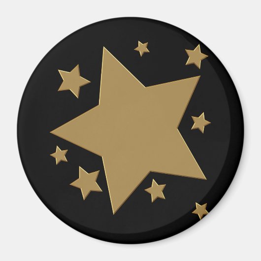 Aimant Étoiles d'or (Devant)