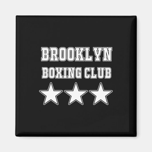 Aimant Étoiles du club de boxe de Brooklyn (Devant)