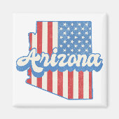 Aimant Etoiles & Grandes Etoiles Arizona Silhouette (Devant)