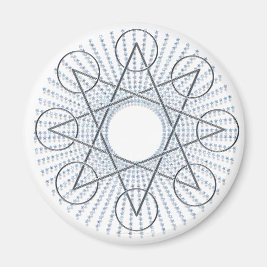 Aimant Étoiles octagrammes (Devant)