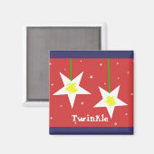Aimant Étoiles qui scintillent (Recto/Verso)