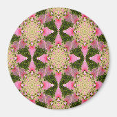 Aimant Étoiles roses... (Devant)