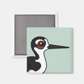 Aimant Étouffe à cou noir (Recto/Verso)