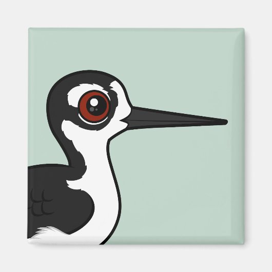 Aimant Étouffe à cou noir (Devant)