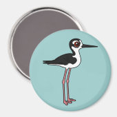 Aimant Étouffe à cou noir (Recto/Verso)