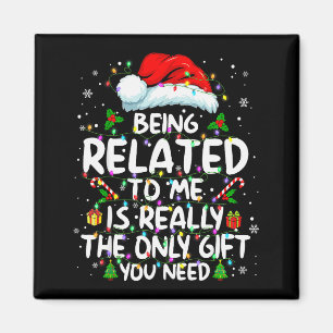 Aimant Être apparenté à moi drôle de Noël en famille Xmas