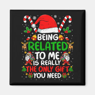 Aimant Être apparenté à moi drôle de Noël en famille Xmas