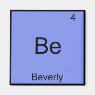 Aimant Être - Nom de symbole d'élément de chimie drôle de