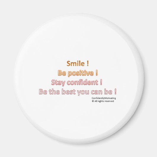 Aimant Être positif (Devant)