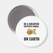 Aimant Être une source d'inspiration de poisson rouge mot (Recto/Verso)