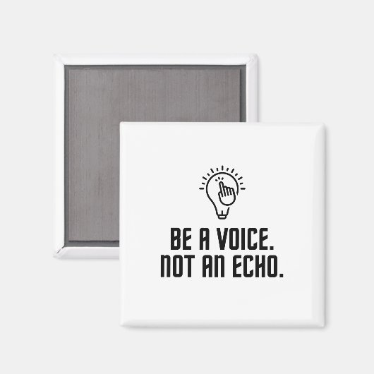 Aimant Être une voix pas un écho (Recto/Verso)