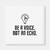 Aimant Être une voix pas un écho (Devant)