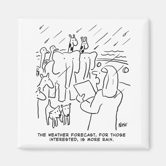 Aimant Etude biblique drôle ou histoire biblique de l'arc (Devant)