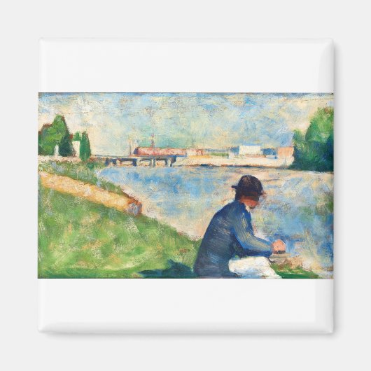 Aimant Étude d'art par Georges Seurat (Devant)