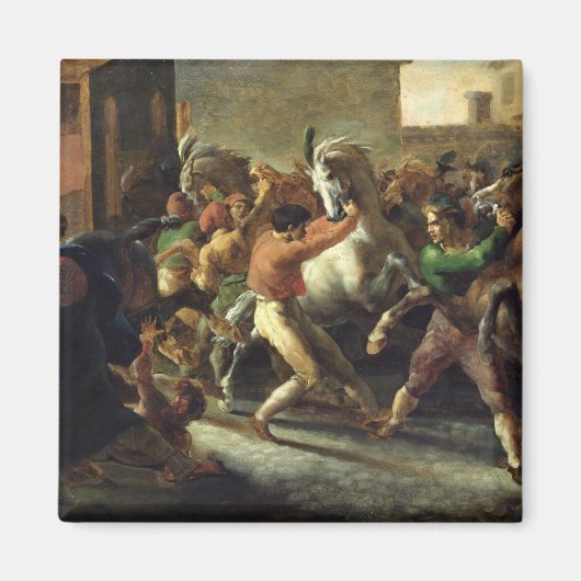 Aimant Étude de la race des chevaux barbares, 1817 (Devant)