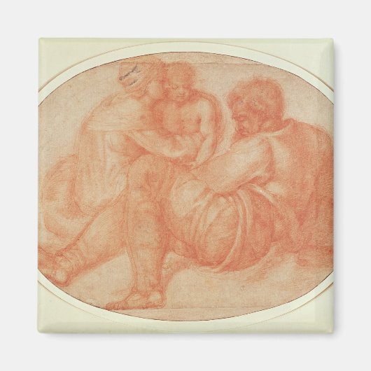 Aimant Étude de la Sainte Famille (Devant)