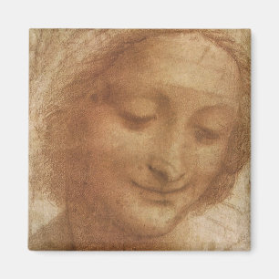 Aimant Étude de portrait de sainte Anne de Léonard de Vin