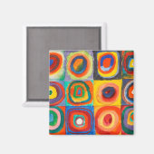 Aimant Étude des couleurs | Wassily Kandinsky (Recto/Verso)