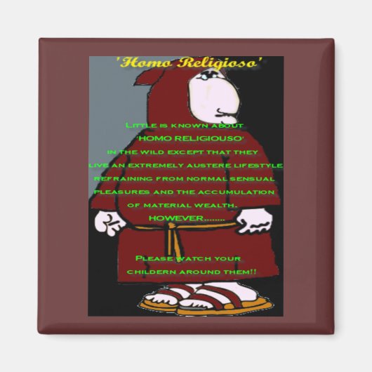 Aimant Étude religieuse Homo (Devant)