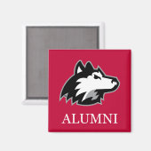 Aimant Étudiants de NIU Huskies (Recto/Verso)