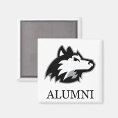 Aimant Étudiants de NIU Huskies (Recto/Verso)