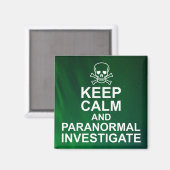Aimant Étudier le calme et le paranormal (Recto/Verso)