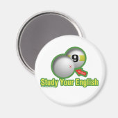 Aimant Étudiez votre anglais (Recto/Verso)