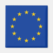 Aimant EU European Union flag flag for refrigerator (Devant)