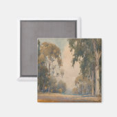 Aimant Eucalyptus (1922) – Aquarelle botanique délicate (Recto/Verso)