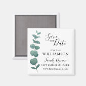 Aimant Eucalyptus Family Reunion Save the Date (Recto/Verso)