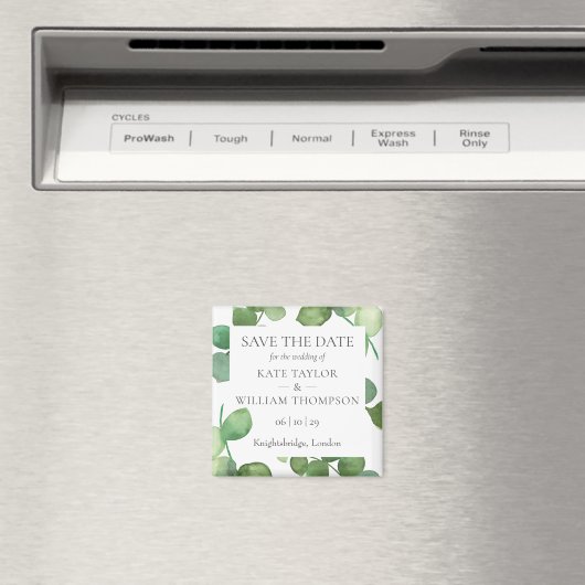 Aimant Eucalyptus verdure Enregistrer l'aimant de date (In Situ (Lave-vaisselle))