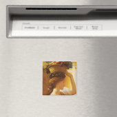 Aimant Eucharis - Fille avec un panier de fruits de Leigh (In Situ (Lave-vaisselle))