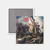 Aimant Eugene Delacroix - La Liberté guidant le peuple (Recto/Verso)