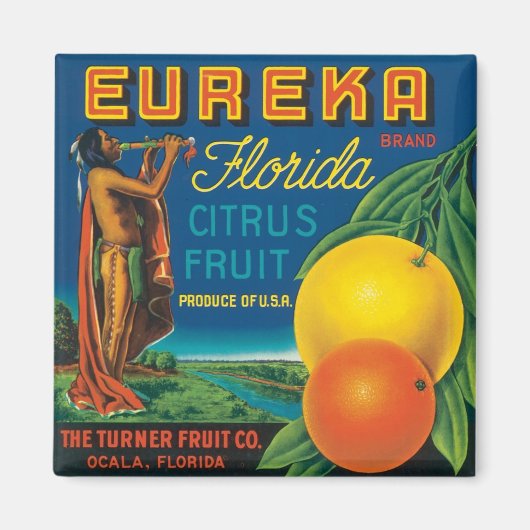 Aimant Eureka Florida Citrus (Devant)