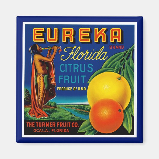 Aimant Eureka Florida Citrus (Devant)