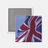 Aimant Europe, Angleterre, drapeau britannique (Recto/Verso)