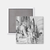 Aimant Europe, Autriche, Salzbourg. Cherub et monument (Recto/Verso)