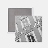 Aimant Europe, Autriche, Salzbourg. Lieu de naissance de (Recto/Verso)