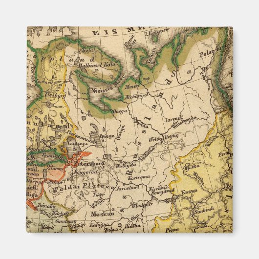 Aimant Europe de l'Est et Russie (Devant)