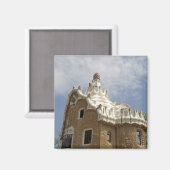 Aimant Europe, Espagne, Catalogne, Barcelone. Parc Guell, (Recto/Verso)