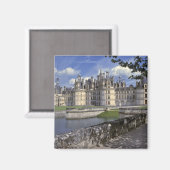Aimant Europe, France, Chambord. Château imposant (Recto/Verso)
