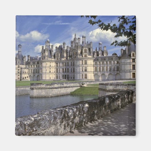 Aimant Europe, France, Chambord. Château imposant (Devant)