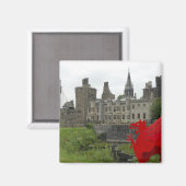 Aimant Europe, Galles, Cardiff. Château de Cardiff. Gallo (Recto/Verso)