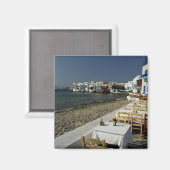 Aimant Europe, Grèce, Mykonos. Vue sur la mer (Recto/Verso)