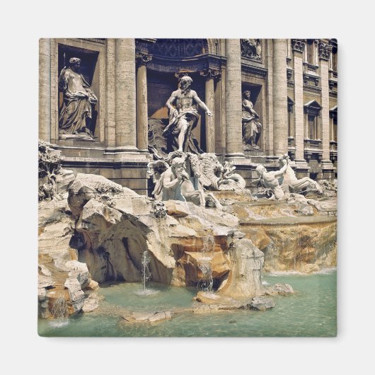 Aimant Europe, Italie, Rome. Pièces jonchent le bas du (Devant)