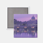 Aimant Europe, Italie, Rome. Saint-Pierre et Ponte Sant (Recto/Verso)