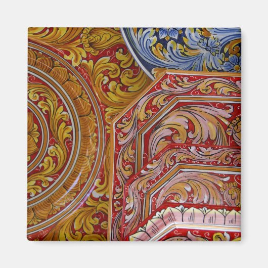 Aimant Europe, Italie, Sicile, Taormina. Traditionnel 2 (Devant)