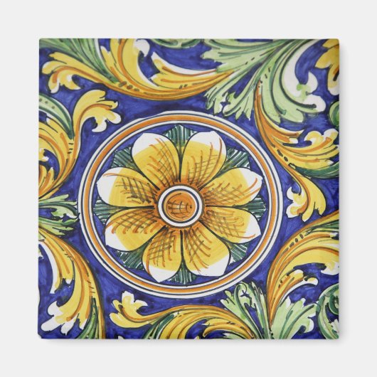 Aimant Europe, Italie, Sicile, Taormina. Traditionnel 4 (Devant)