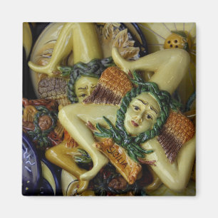 Aimant Europe, Italie, Sicile, Taormine. Traditionnel 9